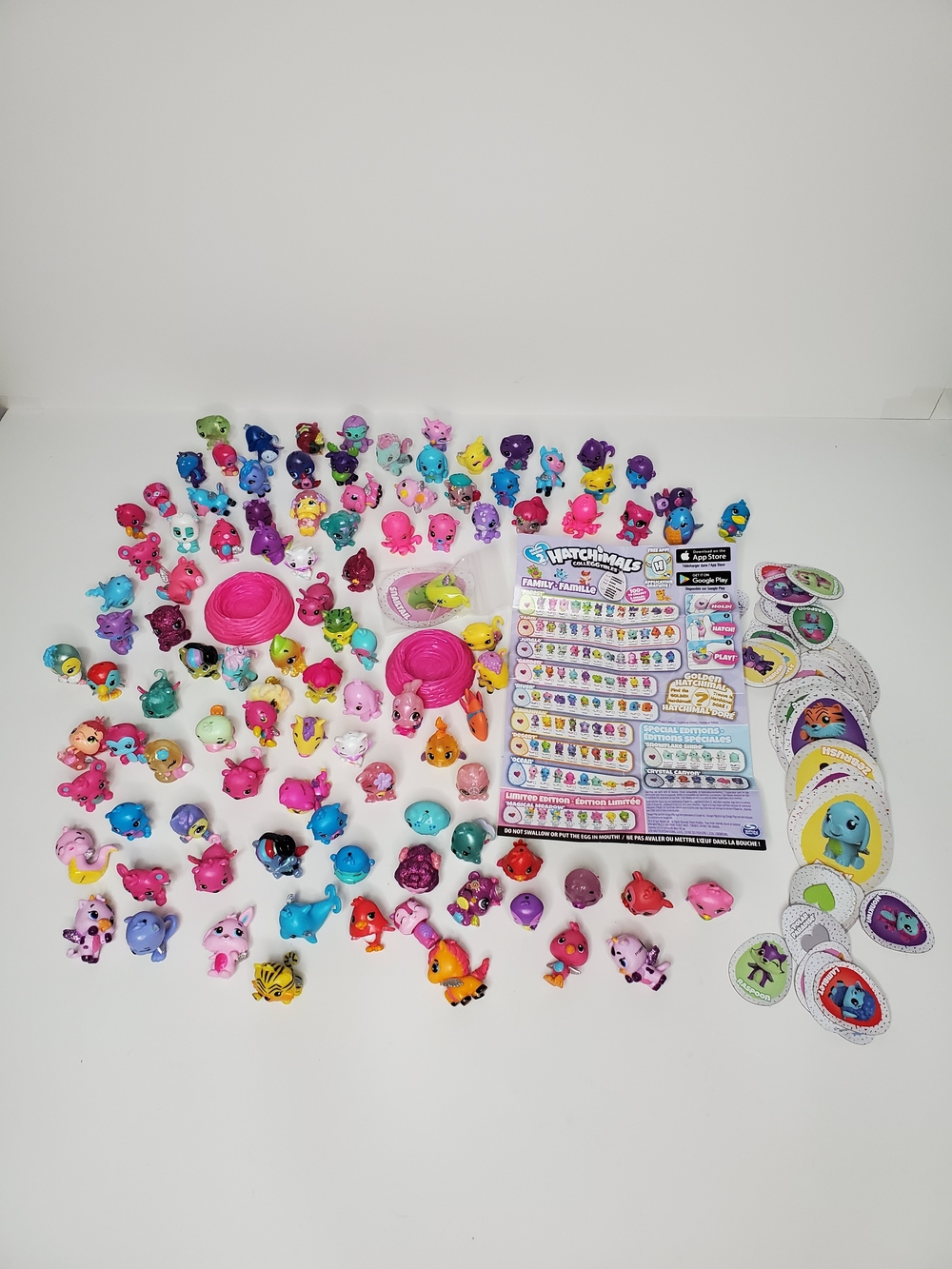 Hatchimals COLLEGGTIBLES Lot of 100+
